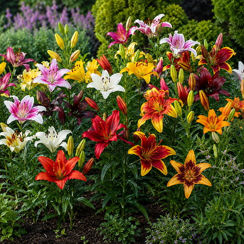 All Summer Lilja (Lilium) Bulbs Super Kokoelma (50 sipulia) - for Sale All Summer Lilja (Lilium) Bulbs Super Kokoelma (50 sipulia)