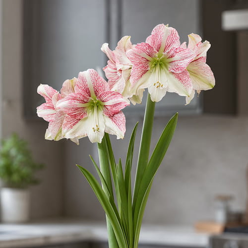 Amaryllis (Hippeastrum) Duet Candy - for Sale Amaryllis (Hippeastrum) Duet Candy