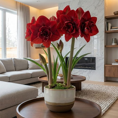 Amaryllis (Hippeastrum) Red Symphony - for Sale Amaryllis (Hippeastrum) Red Symphony