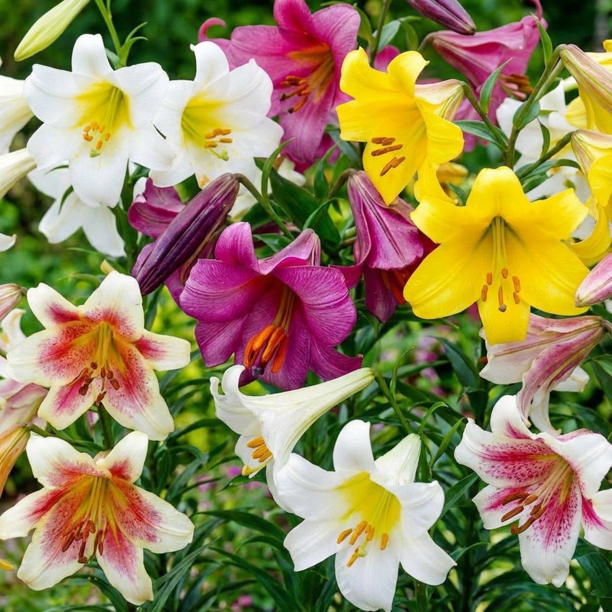 Lily (Lilium) Trumpet Collection (15 bulbs) - for Sale Lily (Lilium) Trumpet Collection (15 bulbs)