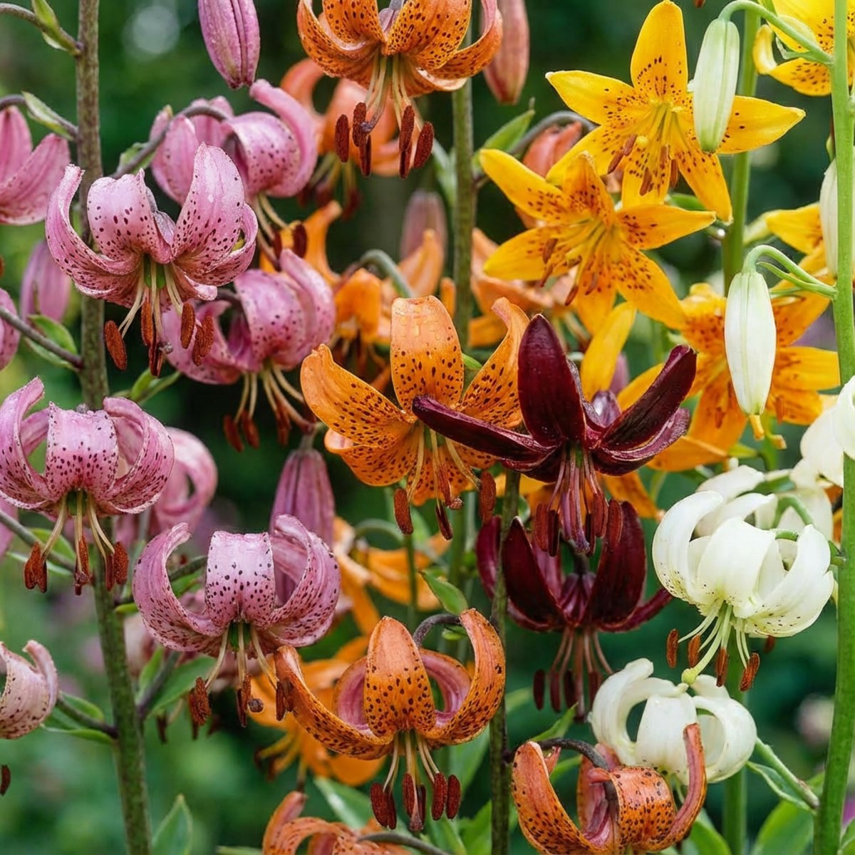 Lilie (Lilium) Martagon Collection (10 løg) - for Sale Lilie (Lilium) Martagon Collection (10 løg)