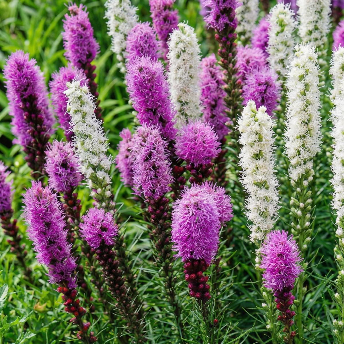 Liatris Purple and White Collection (10 bulbs) - for Sale Liatris Purple and White Collection (10 bulbs)