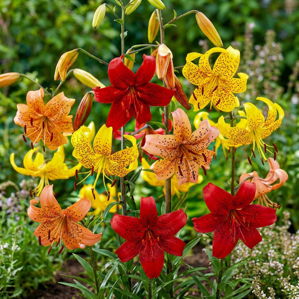 Lilja (Lilium) Tiger Kokoelma (15 sipulia) - for Sale Lilja (Lilium) Tiger Kokoelma (15 sipulia)