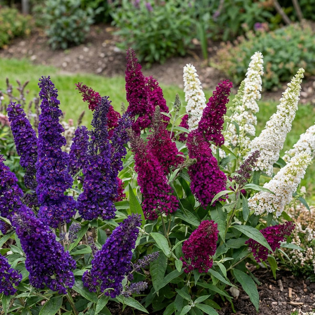 Buddleja Davidii Tricolor Collection (3 plants) - for Sale Buddleja Davidii Tricolor Collection (3 plants)
