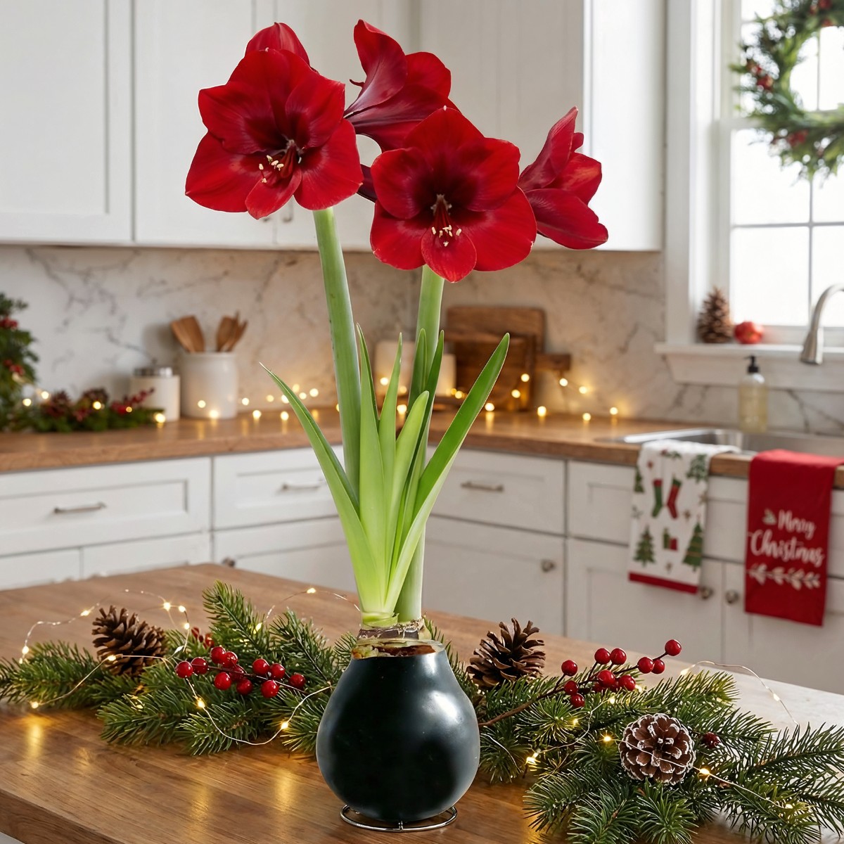 Black Wax (2 pieces) Amaryllis Bulb Collection - for Sale Black Wax (2 pieces) Amaryllis Bulb Collection
