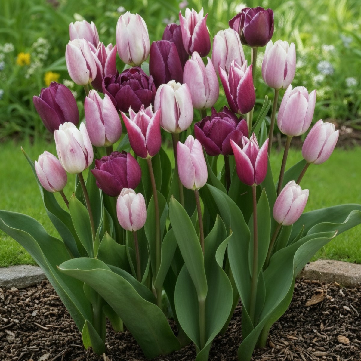 Tulips Blue and Violet Collection - for Sale Tulips Blue and Violet Collection