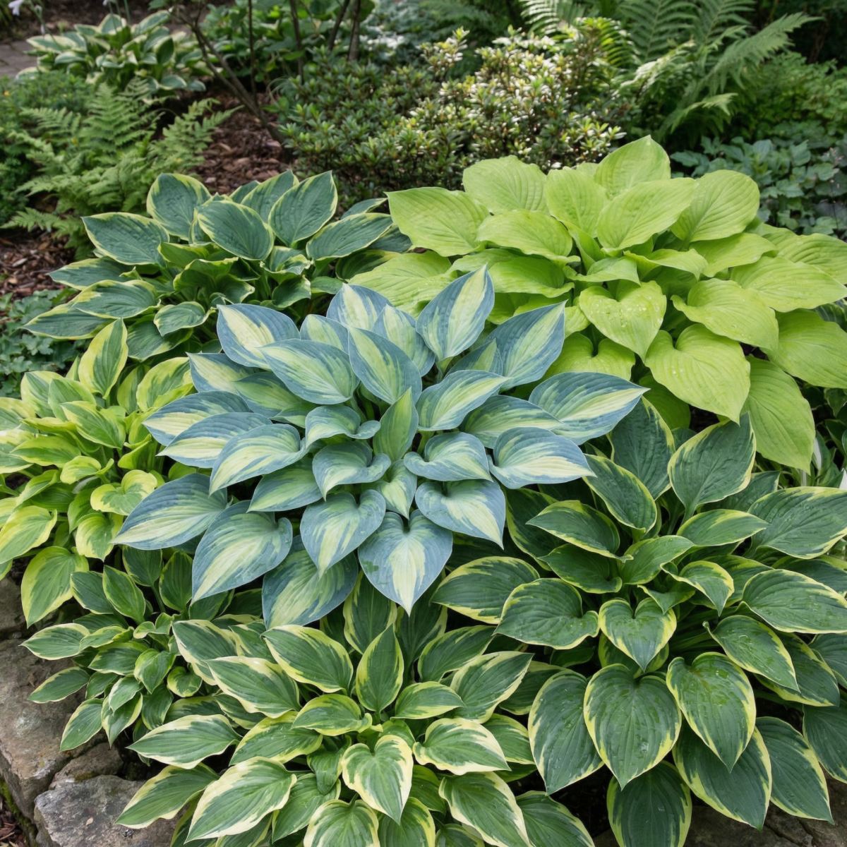 Perennial Hosta Shady Garden Collection (5 plants) - for Sale Perennial Hosta Shady Garden Collection (5 plants)