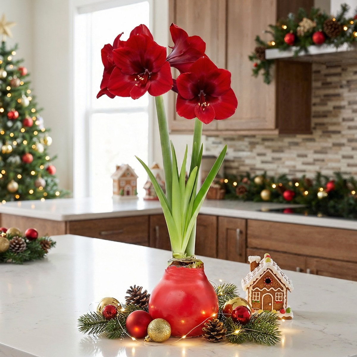 Red Wax (2 Pieces) Amaryllis Bulb in Wax Collection - for Sale Red Wax (2 Pieces) Amaryllis Bulb in Wax Collection
