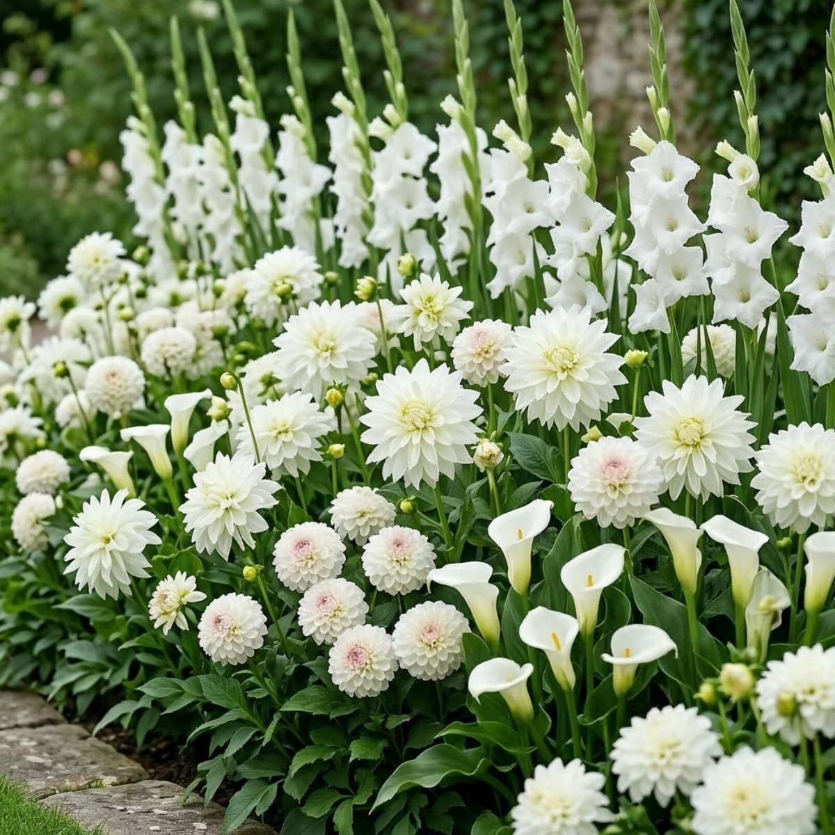 Summer Flower Bulbs Pure White Collection (25 bulbs) - for Sale Summer Flower Bulbs Pure White Collection (25 bulbs)