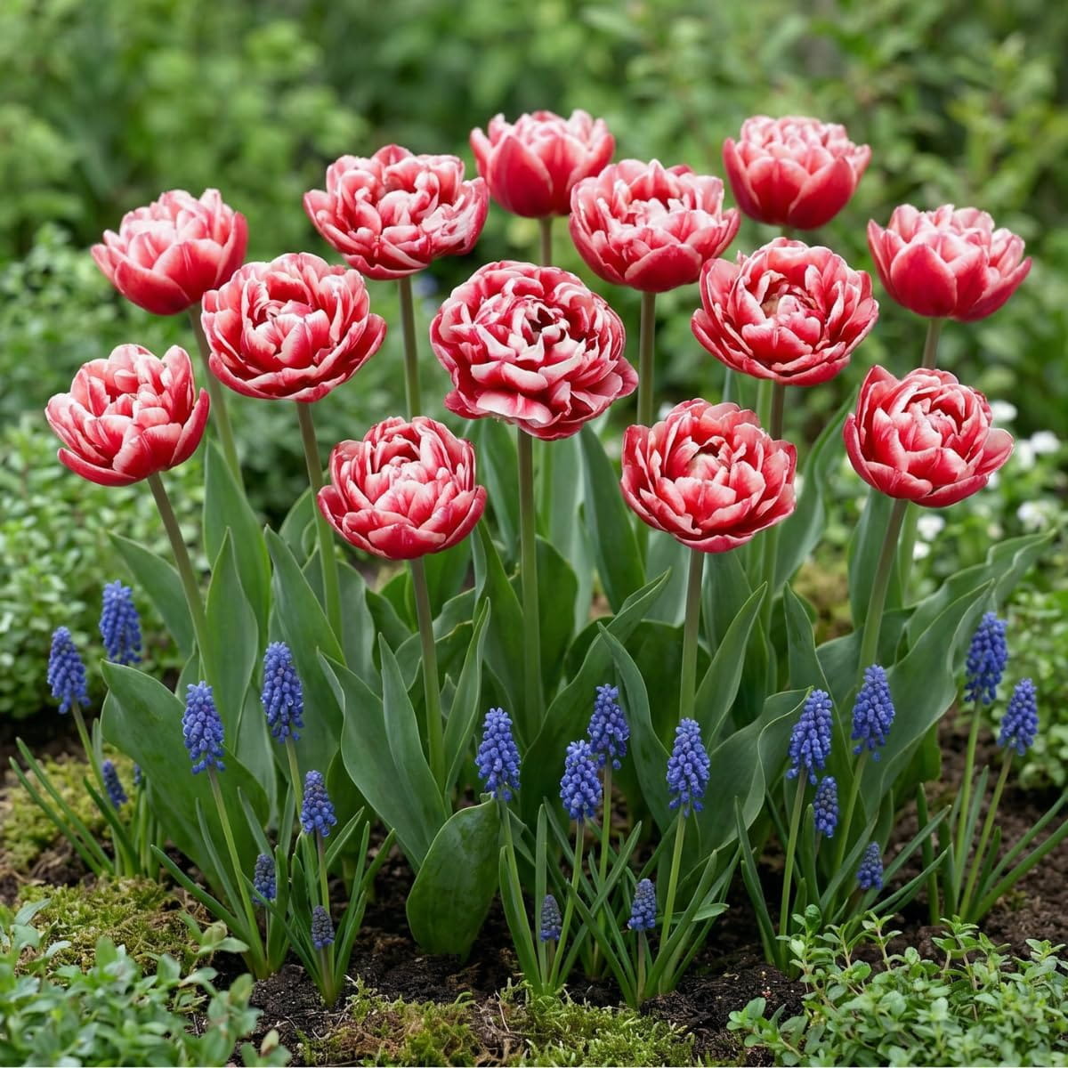 Spring Flower Bulbs Tulip and Muscari Collection - for Sale Spring Flower Bulbs Tulip and Muscari Collection