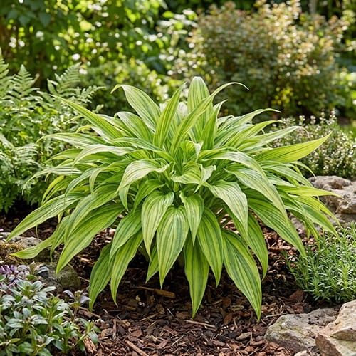 Hosta Hyuga Urajiro