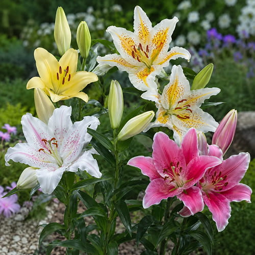 Lily (Lillium) Oriental Dwarf Collection - for Sale Lily (Lillium) Oriental Dwarf Collection