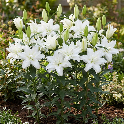 Lily (Lilium) P532 White christmas DOR - for Sale Lily (Lilium) P532 White christmas DOR