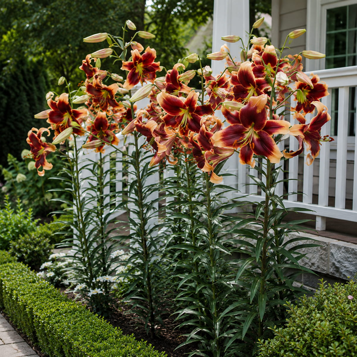 Lily (Lilium) Red Morning - for Sale Lily (Lilium) Red Morning