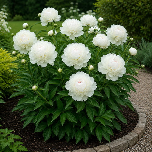 Peony Duchesse de Nemours Selectie (Herbaceous) - for Sale Peony Duchesse de Nemours Selectie (Herbaceous)