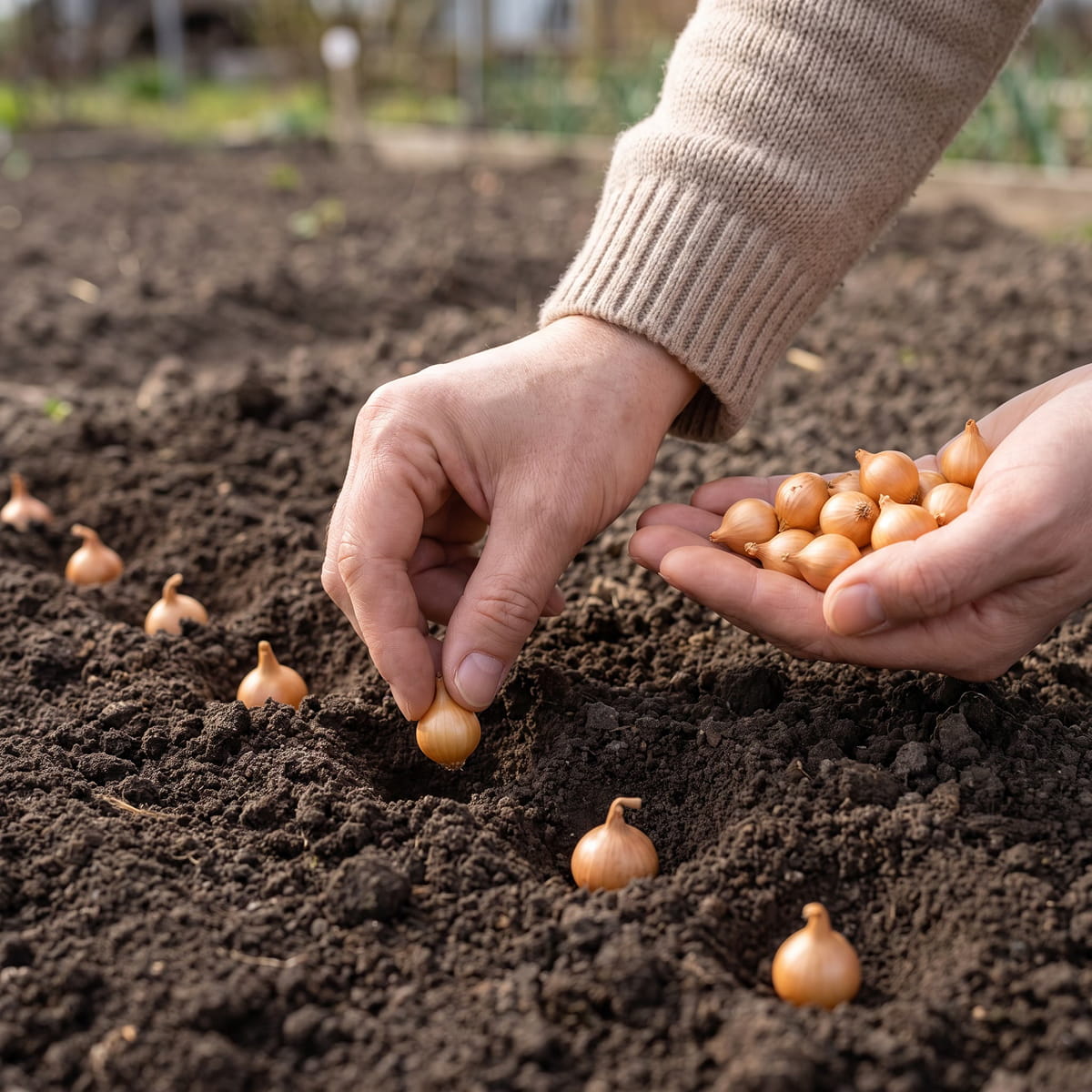 Planting Onions Shallot Red Sun - for Sale Planting Onions Shallot Red Sun