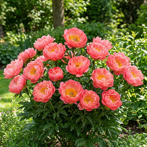 Peony Coral Sunset (Herbaceous) - for Sale Peony Coral Sunset (Herbaceous)