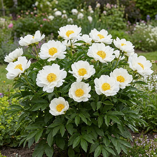 Peony Krinkled White (Herbaceous) - for Sale Peony Krinkled White (Herbaceous)