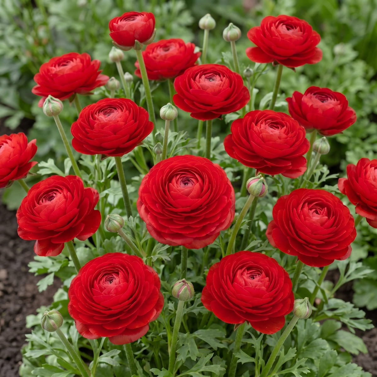 Ranunculus Aviv Red - for Sale Ranunculus Aviv Red