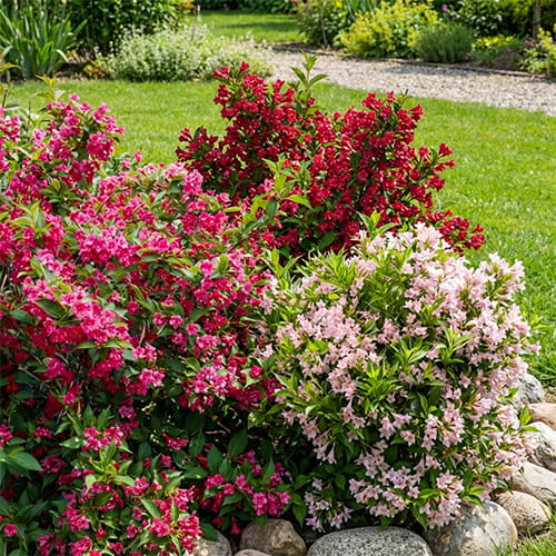 Weigela Shrub Collection - for Sale Weigela Shrub Collection